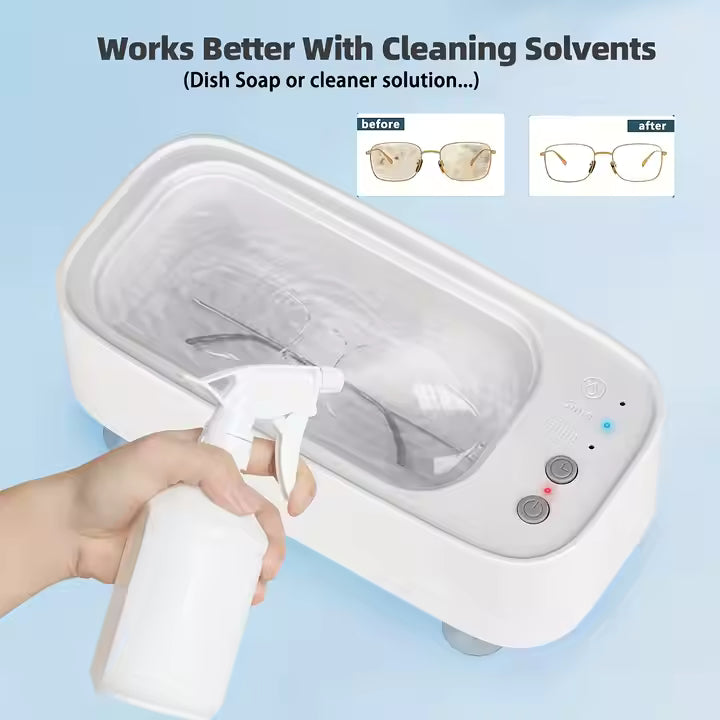 Ultraljudsrengörare 46KHz for Smycken - Glasögon